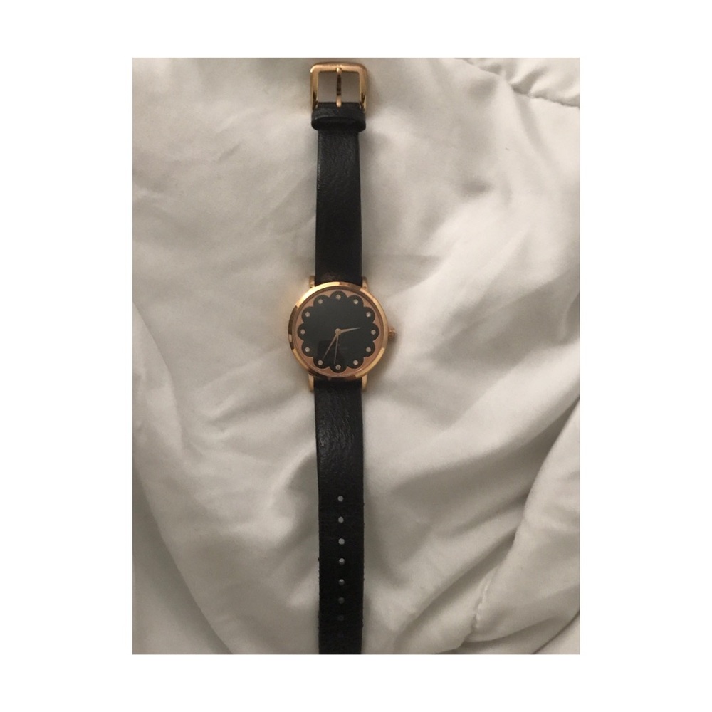 Gold tone watch
